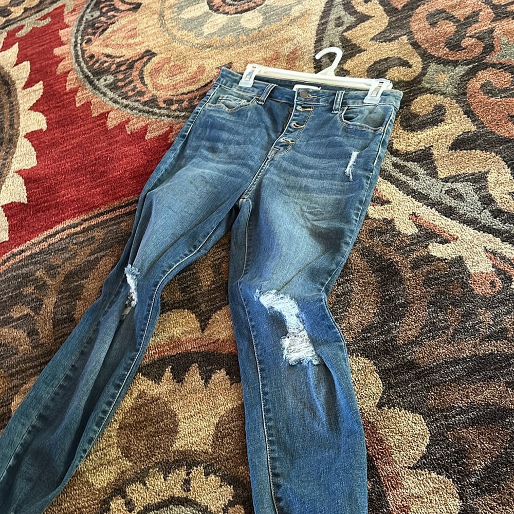Cello jeans with distressing
